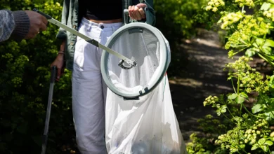 litter picking hoops