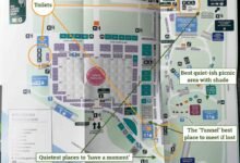 chelsea flower show map