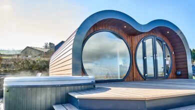 luxury glamping uk with hot tub