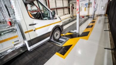 class 7 mot bay dimensions