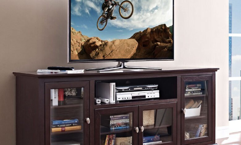 extra tall tv cabinet