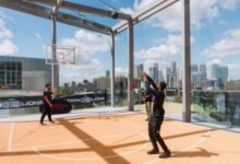 o2 basketball court