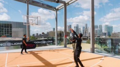 o2 basketball court