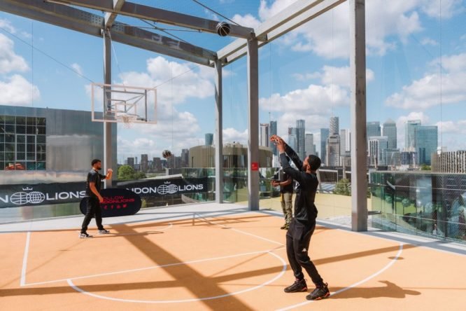 o2 basketball court