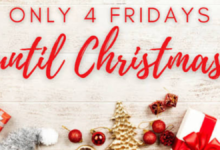 how many more fridays until christmas