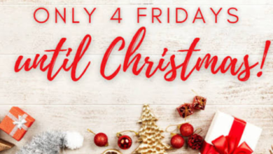 how many more fridays until christmas